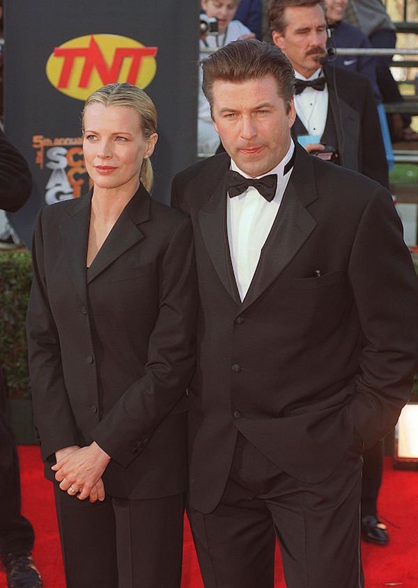 Kim Basinger and Alec Baldwin played lovers in 1990 in “The Marrying Man.” They married in 1993 and had a daughter together, but their marriage came to an end in 2002.