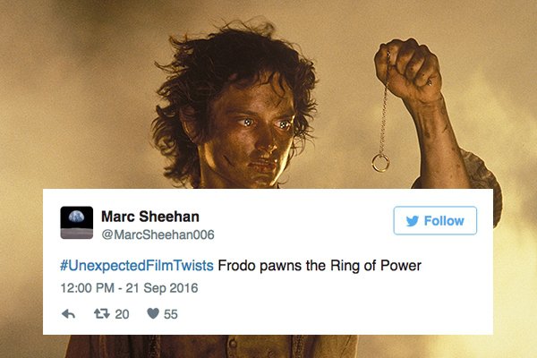 one ring frodo - Marc Sheehan y Film Twists Frodo pawns the Ring of Power 17 20 55