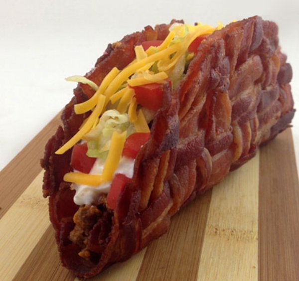 Bacon Weave Tacos