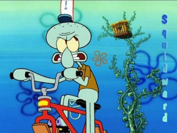 Despite his name, Squidward is an octopus He’s drawn with six legs simply because it was easier to animate.