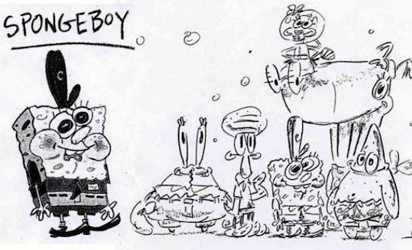 Spongebob was originally named “Spongeboy”, but because of a copyright on a mop they were forced to change it.