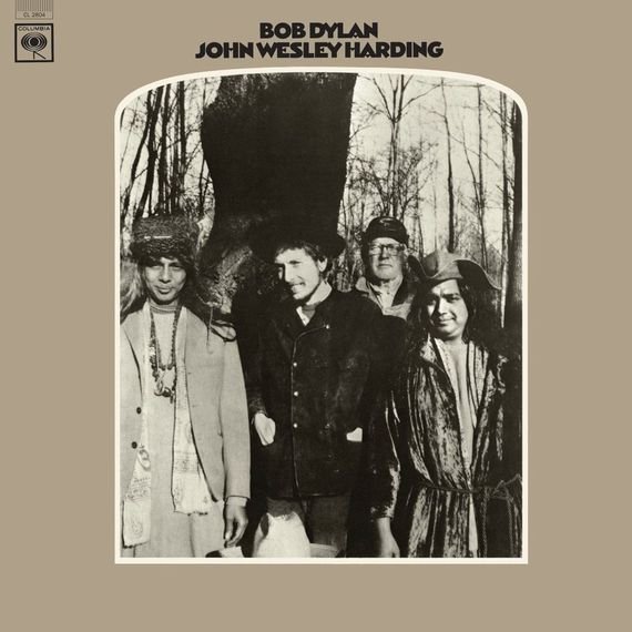 “I am a lonesome hobo,
Without family or friends…
…Stay free from petty jealousies,
Live by no man’s code,
And hold your judgment for yourself,
Lest you wind up on this road.”
Album: John Wesley Harding (1967)