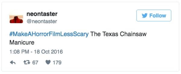 Twitter’s making horror films less scary just in time for Halloween (20 Photos)