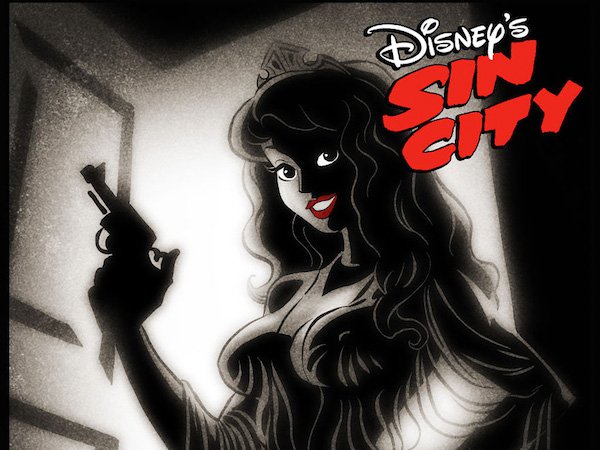 Russian artist Andrew Tarusov removes the innocence and puts a Sin City spin on Disney Princesses. Whether you’re a Disney fan, a Sin City fan, or you just like cool sexy shit, this gallery should be right up your alley.