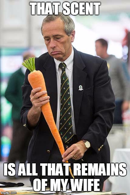 sad carrot man contest