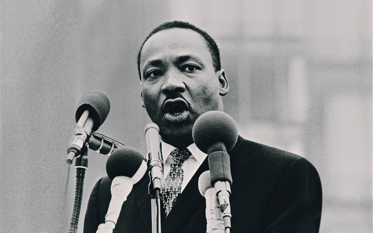 4. Martin Luther King
Martin Luther King, Jr., a Baptist minister and social activist, was an icon to African-Americans in the 60s, and was one of the main players in the March on Washington in 1963. He also won a Nobel Peace Prize in 1964 for his lifetime work.