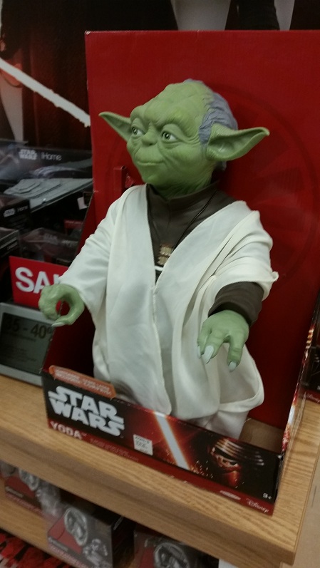 Yoda working the corner.