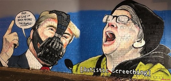 art trump autistic screeching - And... We Give It Back To You! The People Autistic Screeching
