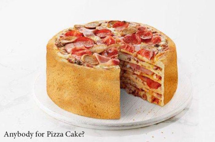 pizza cake - Anybody for Pizza Cake?