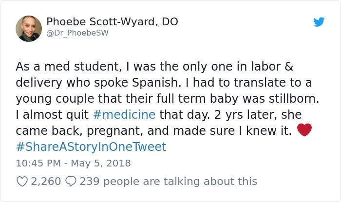 steve irwin peta tweet response - Phoebe ScottWyard, Do As a med student, I was the only one in labor & delivery who spoke Spanish. I had to translate to a young couple that their full term baby was stillborn. I almost quit that day. 2 yrs later, she came