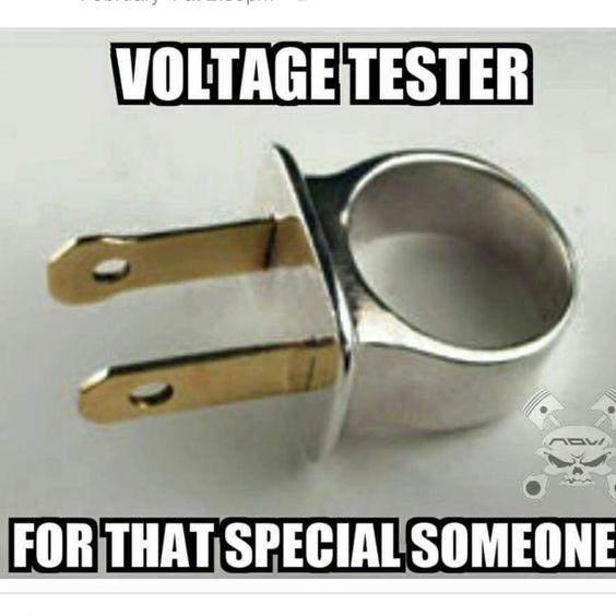 awesome rings - Voltagetester For That Special Someone