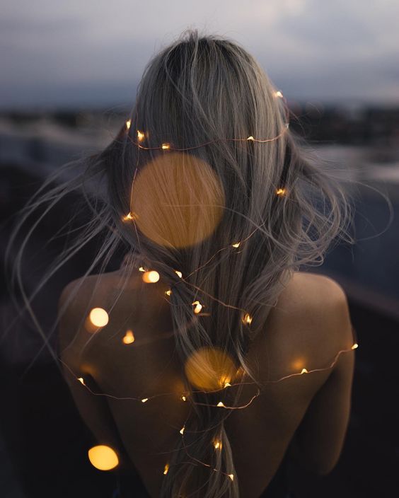 girl and fireflies
