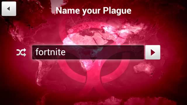 Plague is named fortnite