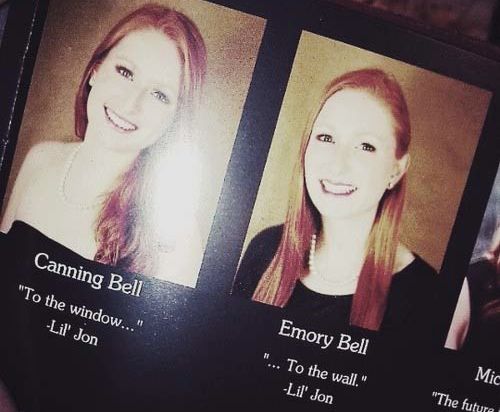 twin yearbook quotes - Canning Bell "To the window..." Lil' Jon Emory Bell "... To the wall." Lil' Jon Mic "The future