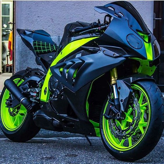 neon motorcycle