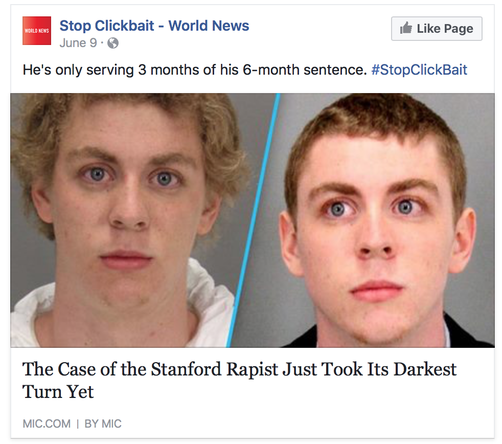 #StopClickBait is Doing God's Work