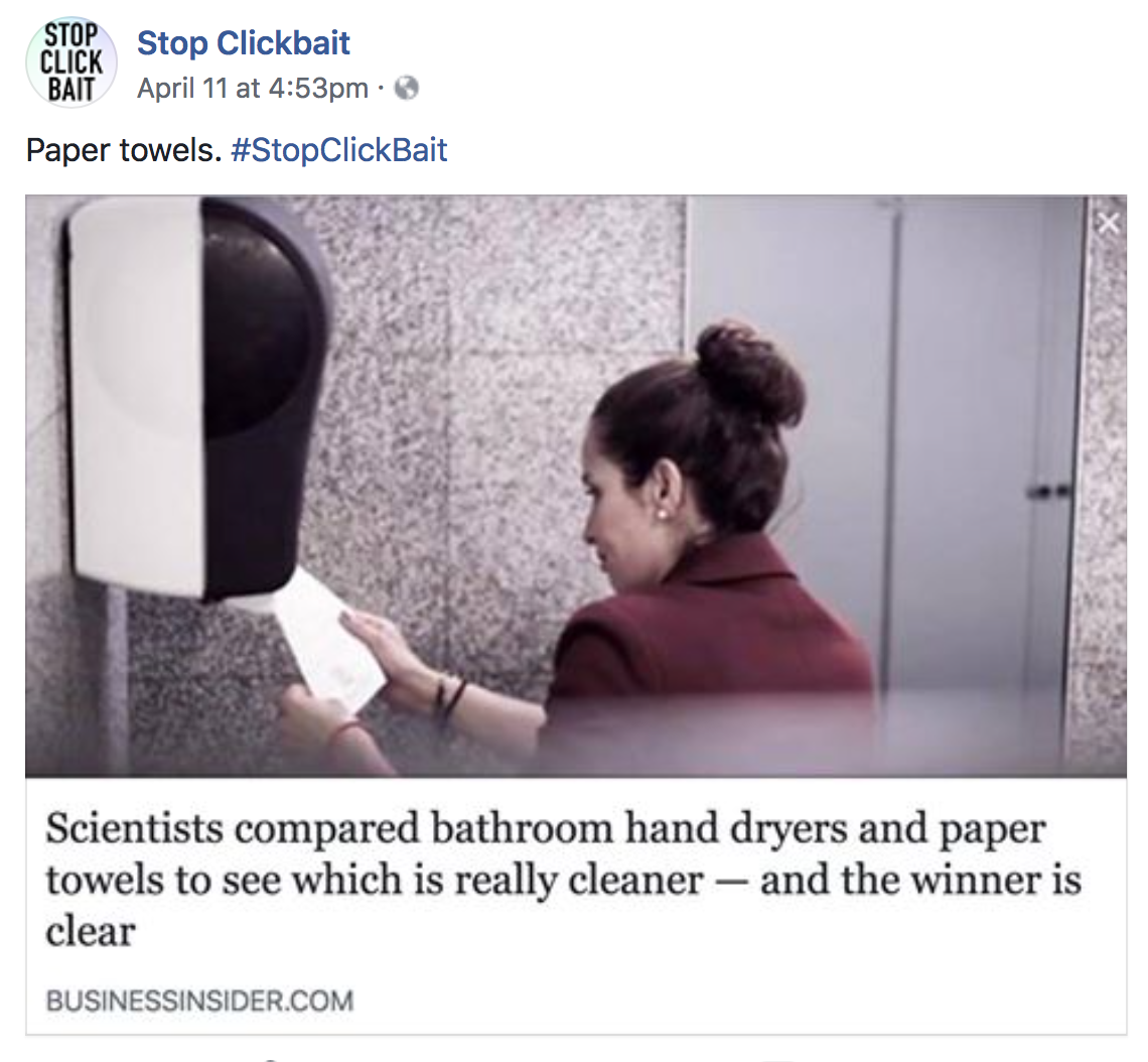 Stop Clickbait is the hero we don't deserve