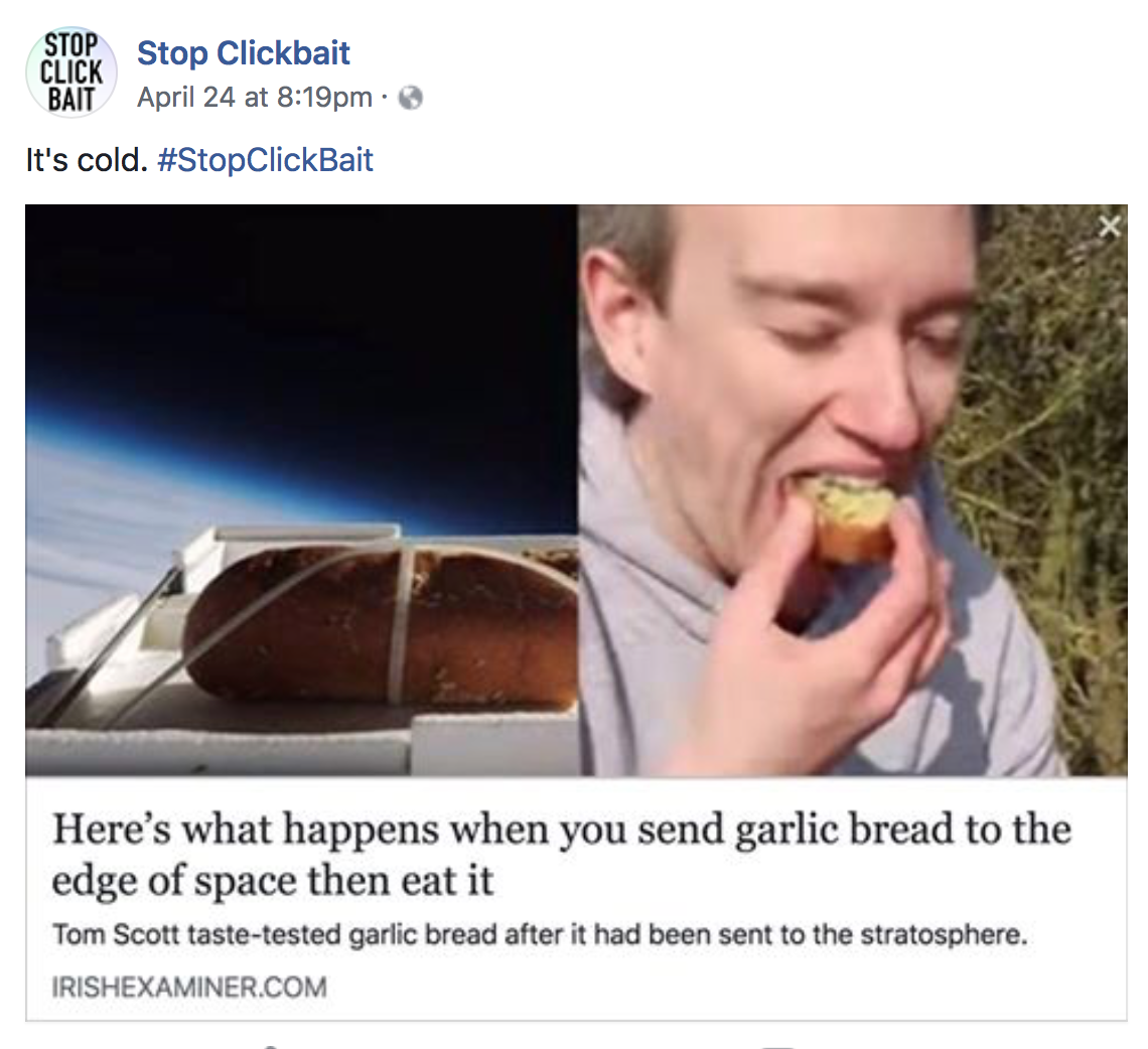 Stop Clickbait is the hero we don't deserve