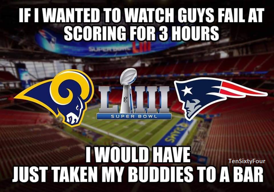 Superbowl was a disappointment.