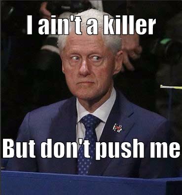 Bill Clinton Death stare during debate
