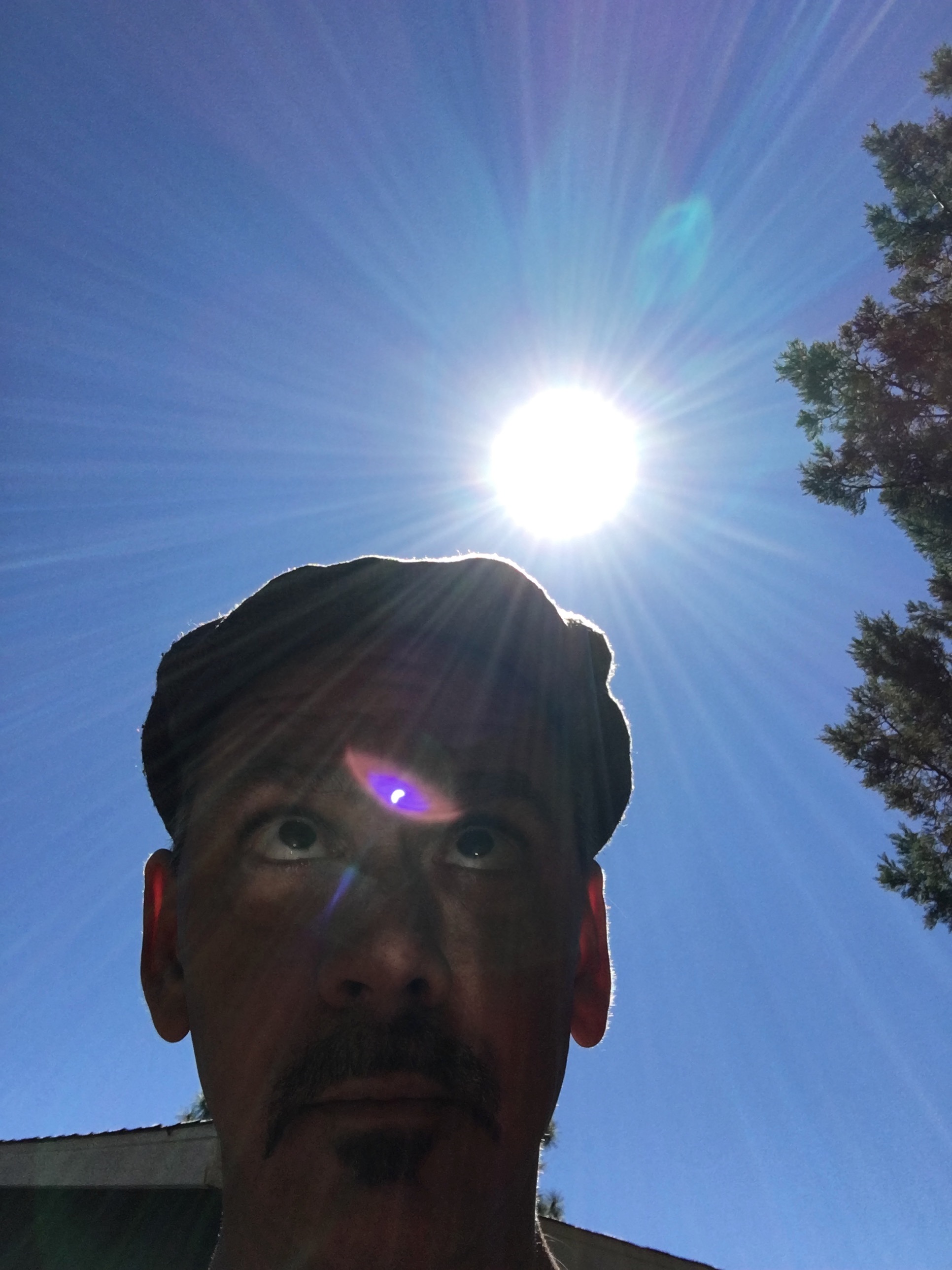 The eclipse followed me