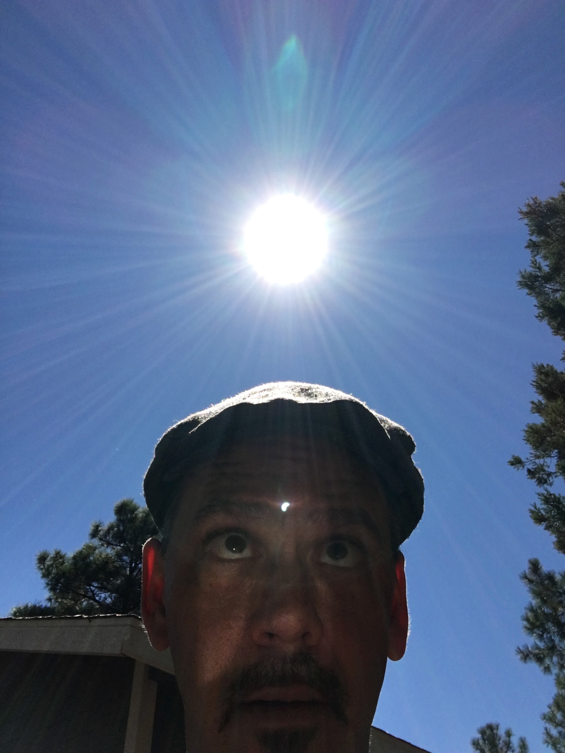 The eclipse followed me