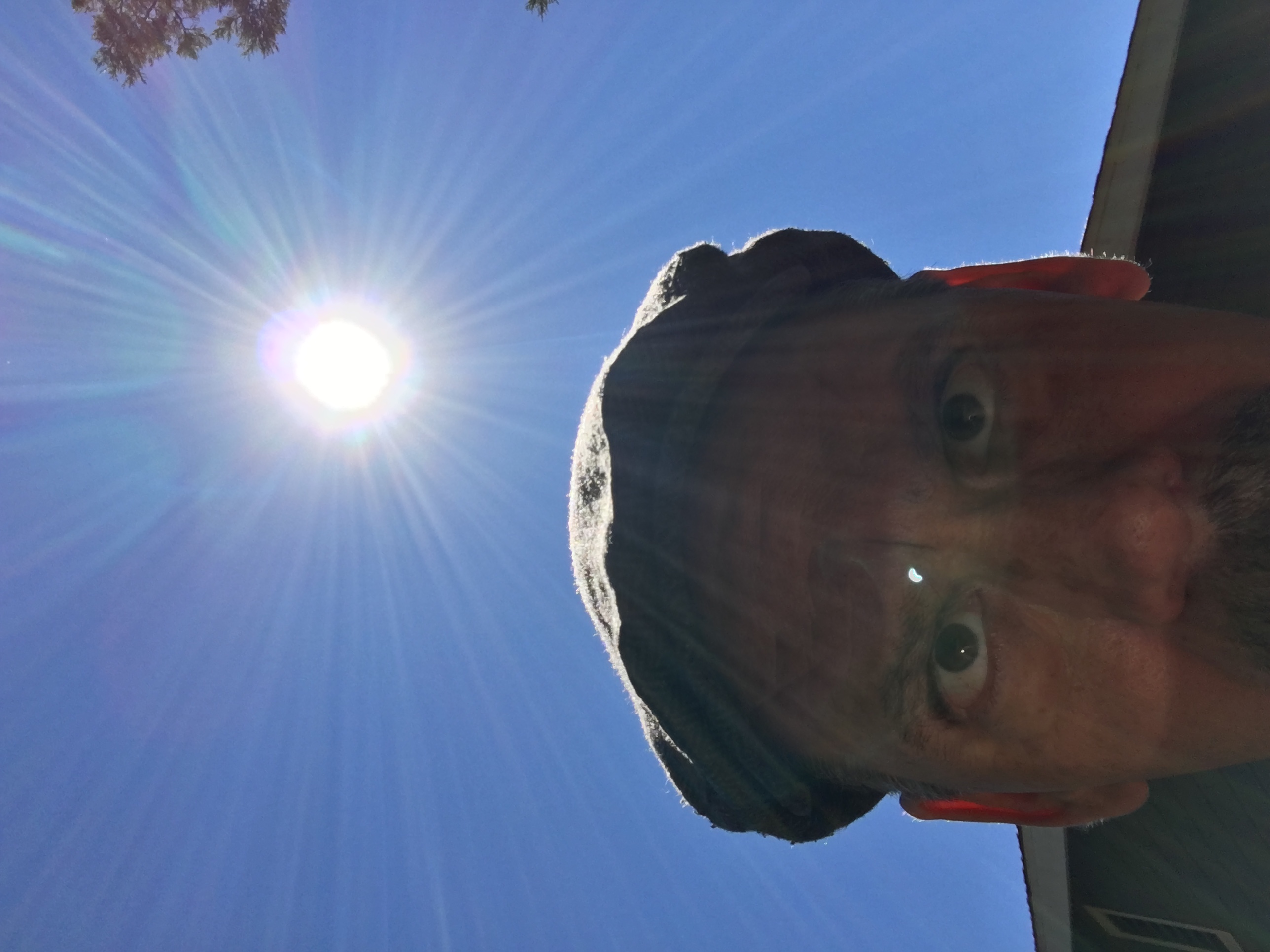 The eclipse followed me