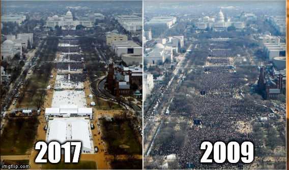 Proof tens of thousands did NOT attend the inauguration. DrumpfTards falsely claim protestors blocked attendees. A few hundred or so protesters, mostly paid Drumpf anarchists, blocked tens of thousands attendees? Uh-huh, in your wildest dream. But that's what you do all day. Everyday. All the time.