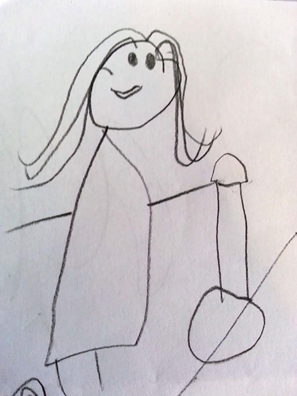 children's inappropriate drawings