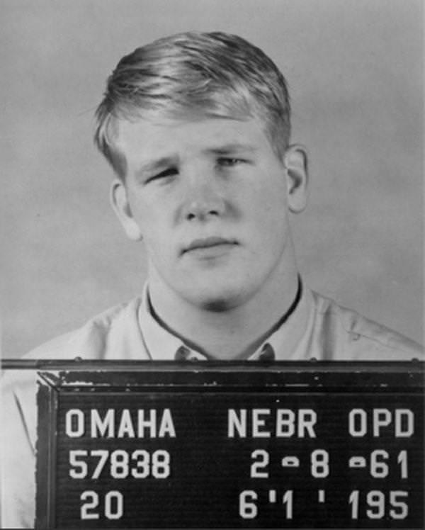 20 year-old Nick Nolte was arrested in Omaha for selling counterfeit draft cards in 1961