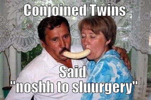 conjoined at the tongue twins refused surgery are hardly comprehensible.