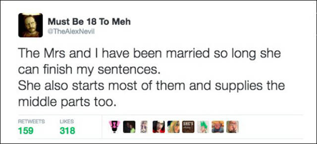 Marriage Summed Up In 28 Tweets