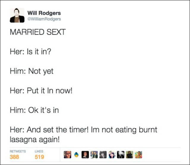 Marriage Summed Up In 28 Tweets