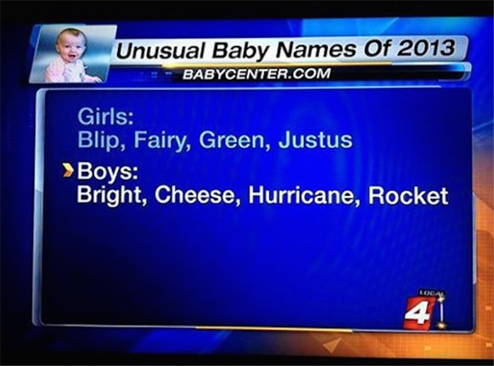 21 Dumb Baby Names That Will Make You Facepalm