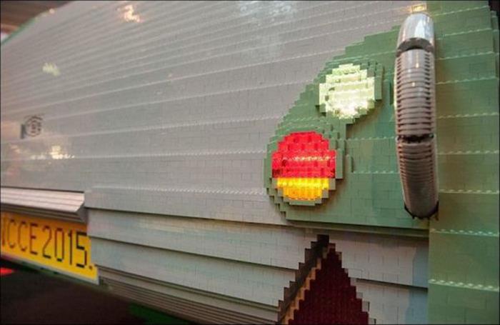This Camper And It's Contents Is Made Entirely Of Legos