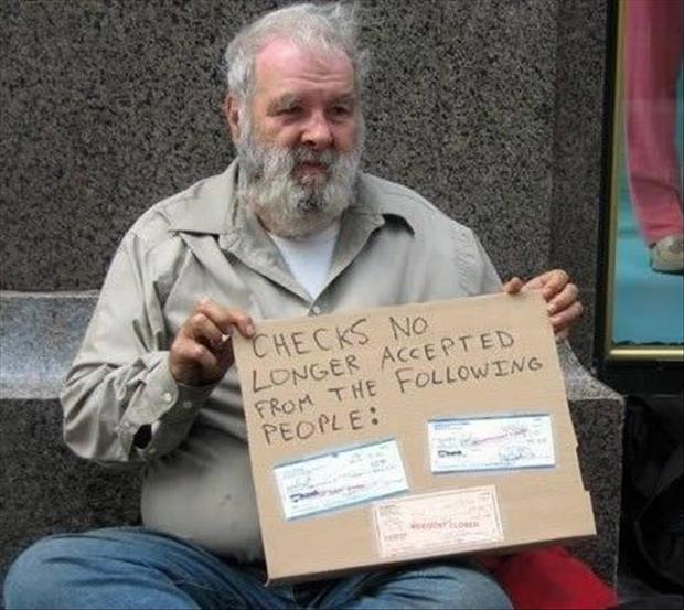 Panhandlers With A Sense Of Humor