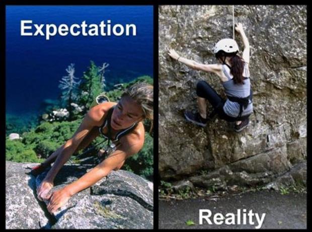 Expectation Vs. Reality