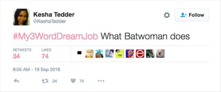 Tweet Your Dream Job In 3 Words