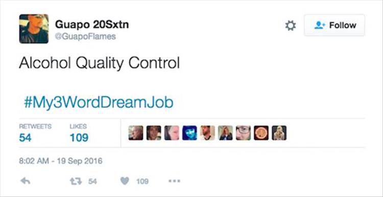 Tweet Your Dream Job In 3 Words