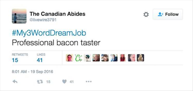 Tweet Your Dream Job In 3 Words