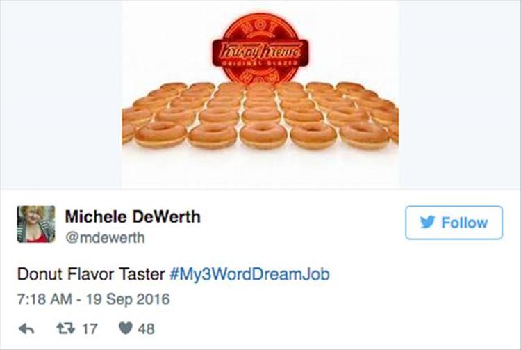 Tweet Your Dream Job In 3 Words