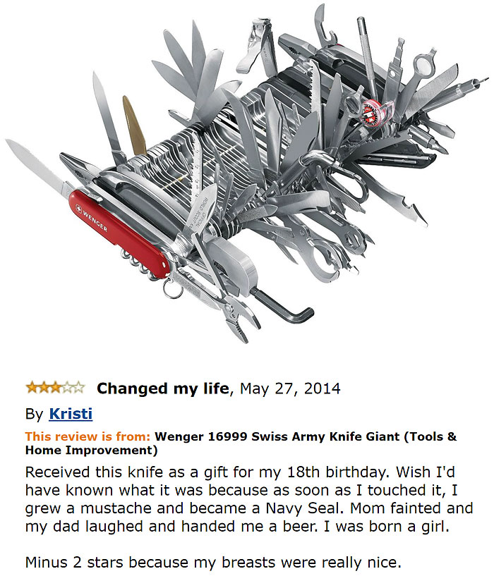 Amusing Amazon Reviews