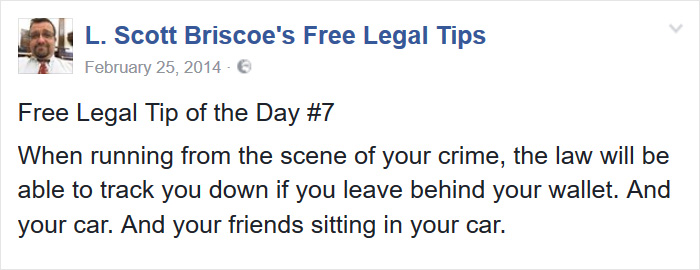 Funny Free Legal Advice