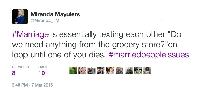 Wives Tweet About Marriage