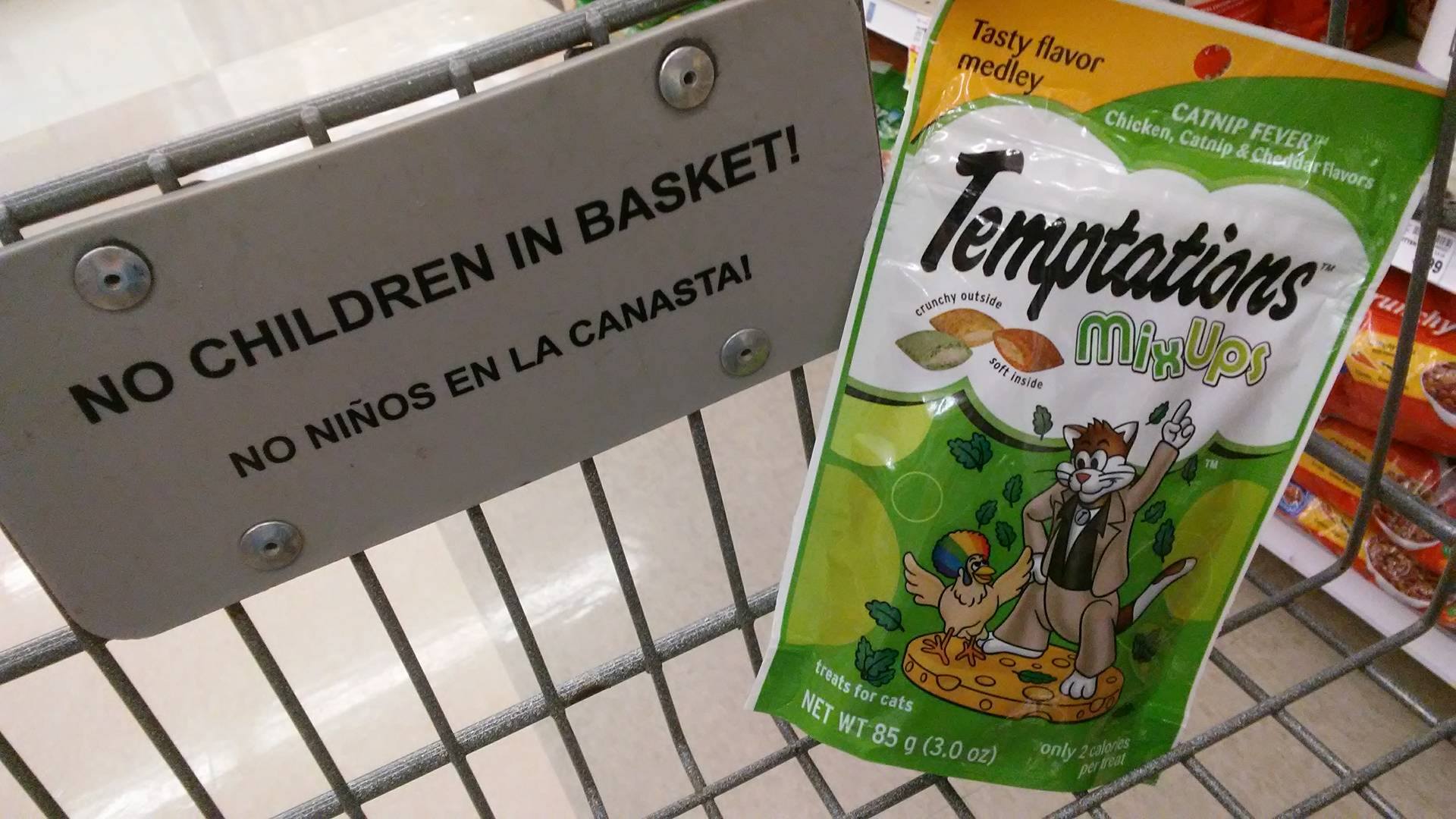 No Children In Basket.