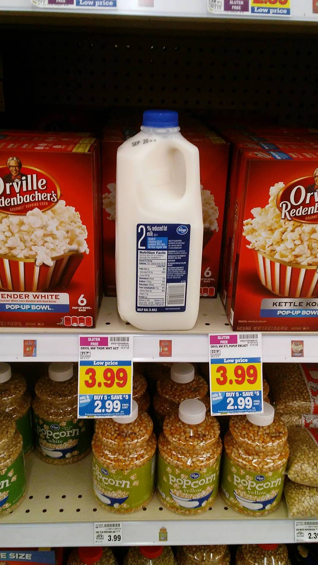 I Found Milk With The Popcorn... SO I BOUGHT IT!!!