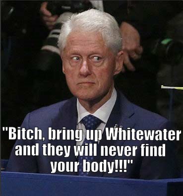Whitewater comment by Bill Clinton