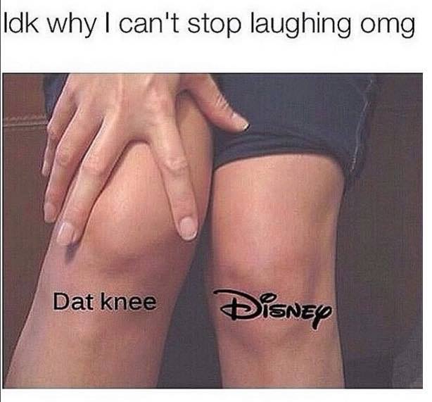 dat knee disney meme - Idk why I can't stop laughing omg Dat knee Disney