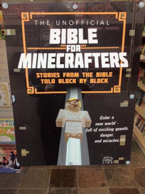 poster - The Unofficial Bible Minecrafters Serfor Stories From The Bible Told Block By Block 'S Are Enter a new world full of exciting quests. danger. and miracles. .