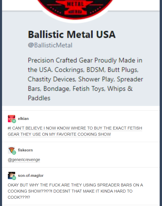 web page - Metal Ballistic Metal Usa Metal Precision Crafted Gear Proudly Made in the Usa. Cockrings, Bdsm, Butt Plugs, Chastity Devices, Shower Play, Spreader Bars, Bondage, Fetish Toys, Whips & Paddles P elkian Can'T Believe I Now Know Where To Buy The 